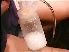 Սեքսուալ длинноволосый latina երկակի պոմպեր կաթ նրա կրծքի набухли